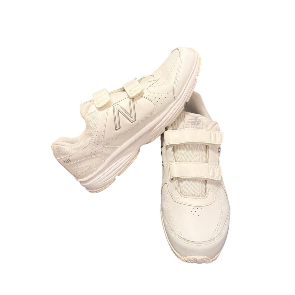 New Balance 411 Womens White Walking Shoe WW411HWT Sz US‎ 10 B Hook & Loop